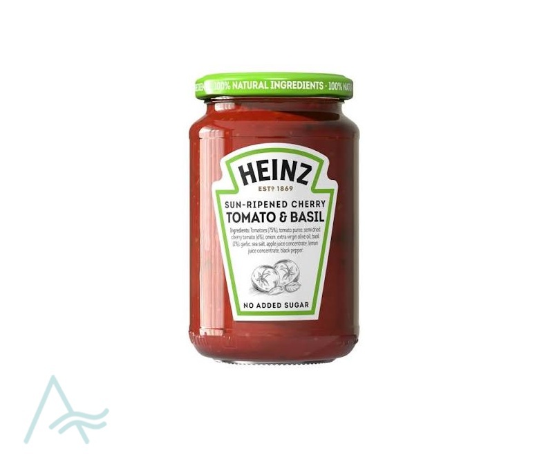 HEINZ SAUCE TOMATO & BASIL 350g